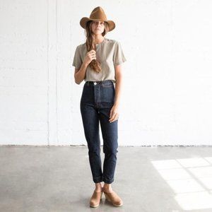 Jesse Kamm Dark Denim Ranger Pants Size 0